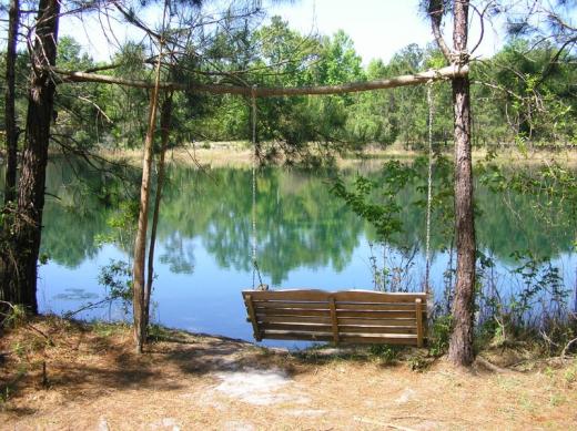 Beautiful lake at the commune, GA
