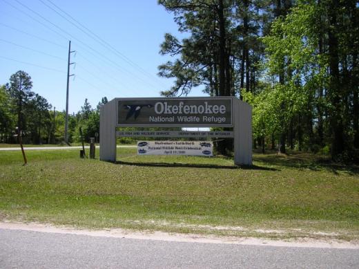 Okefenokee swamp entrance, GA