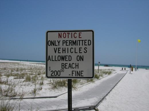Walton beach sign - duh. FL