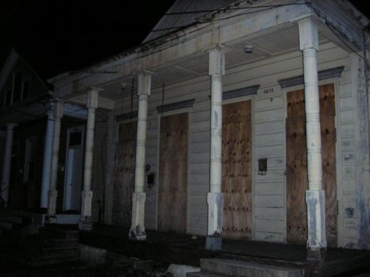 Katrina-damaged house, NOLA