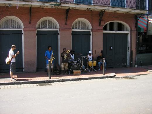 Street band, Borbon St, NOLA