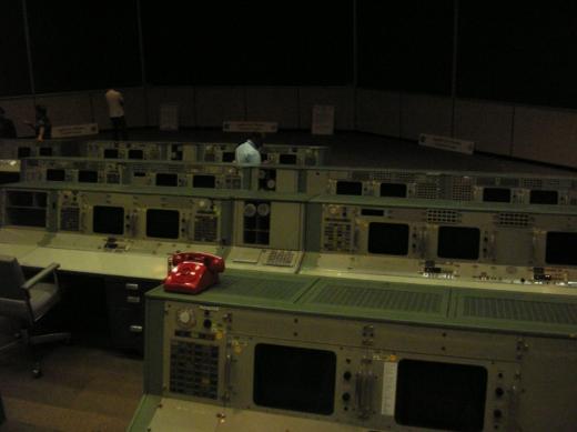 Mission control room, Houston