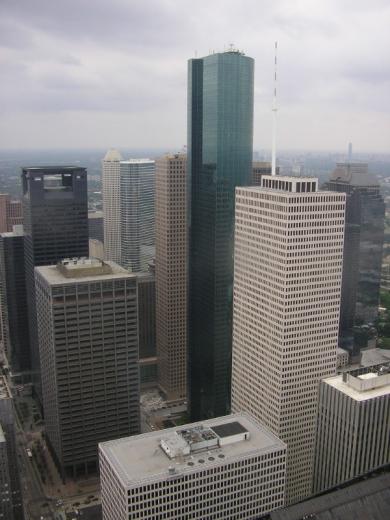 View from 60th floor, Houston