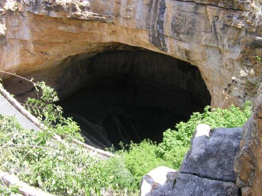 Mouth of the cave, Carlsbad Caverns, NM