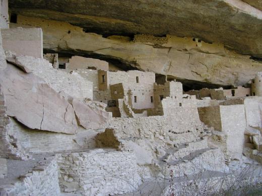 Cliff palace detail, Mesa Verde, CO