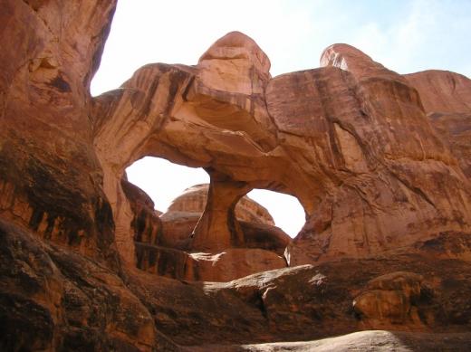 Skull Arch, Fiery Furnace, Arches national park, UT