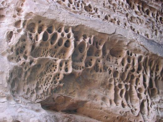 Chemical erosion, Arches national park, UT
