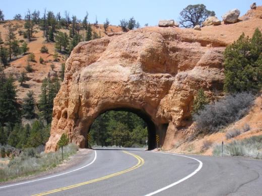 Scenic route 12 through Red Canyon, Utah