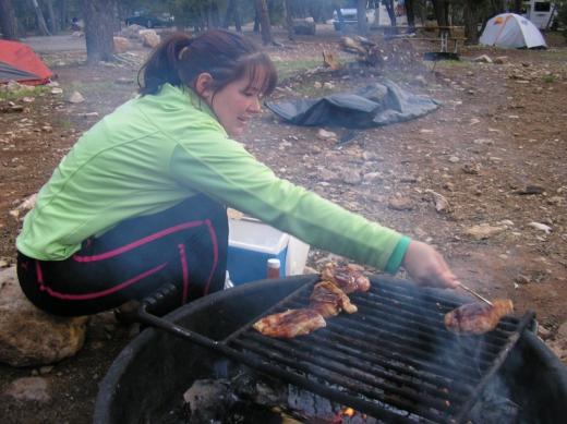 Open fire cooking, Grand Canyon