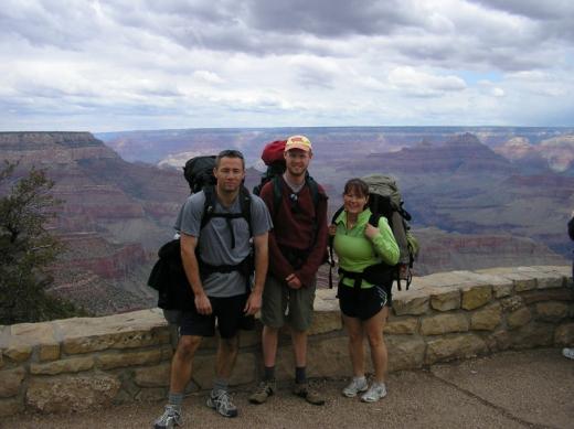 Before the descent, Grand Canyon