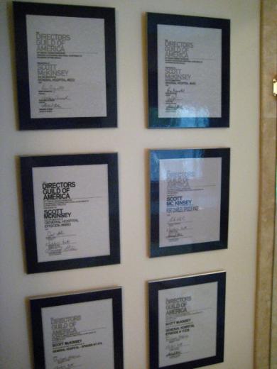 The director's accolades, Hollywood, CA