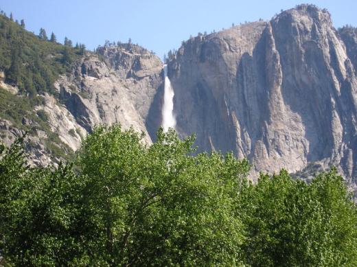Yosemite falls and Yosemite Point, CA