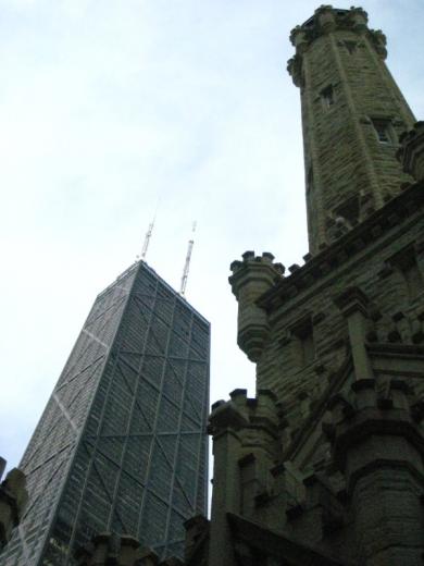 Hancock and Water towers, Chicago, IL
