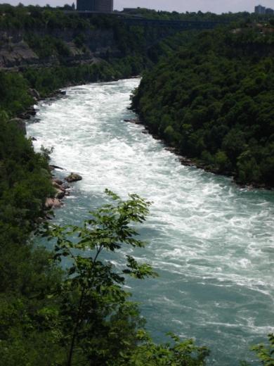 Downstream of the falls, Niagara Falls, NY