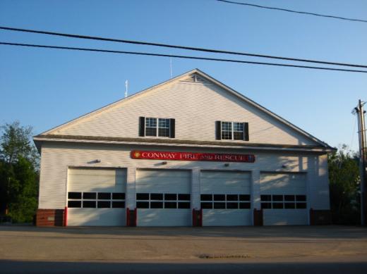 White fire station, Conway, NH