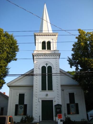 White church, Conway, NH