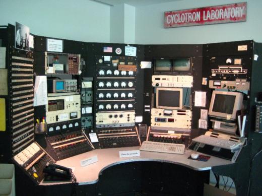 Cyclotron control station, Harvard, MA