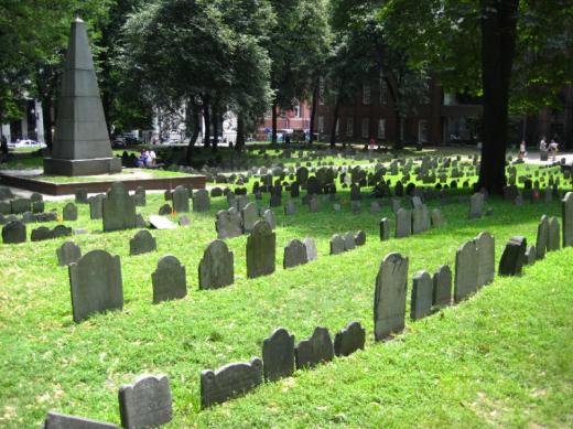 Franklin's grave, Boston, MA