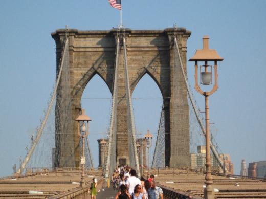 Brooklyn Bridge superstructure, NYC