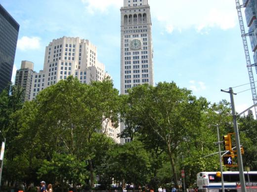 Madison Square and the MetLife building, NYC