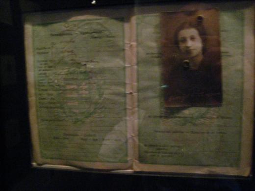 Passport of an immigrant, Ellis Island, NYC