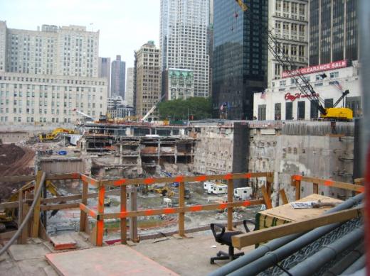 WTC site rubble, NYC