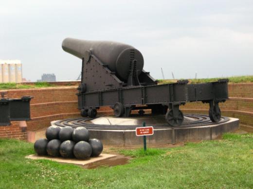 Canon at Fort McHenry, Baltimore, MD