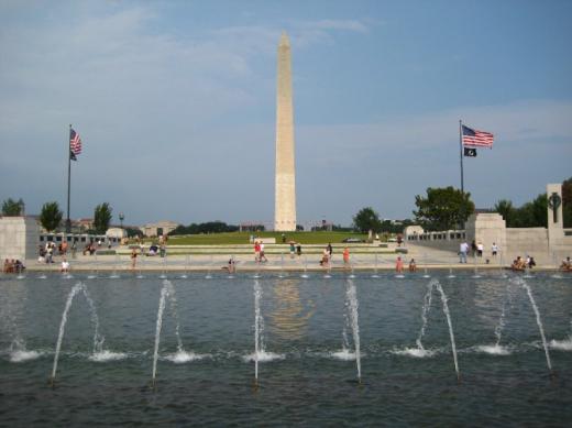 WWII and Washington memorials, Washington DC