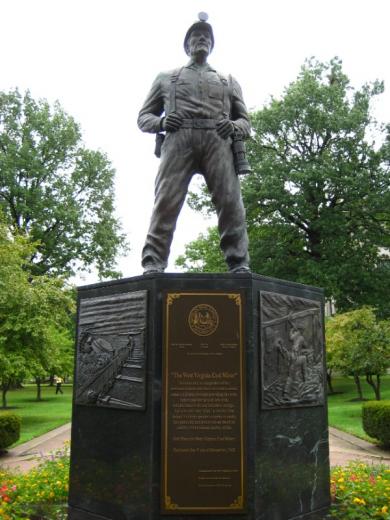 Miners' statue, Charleston, WV